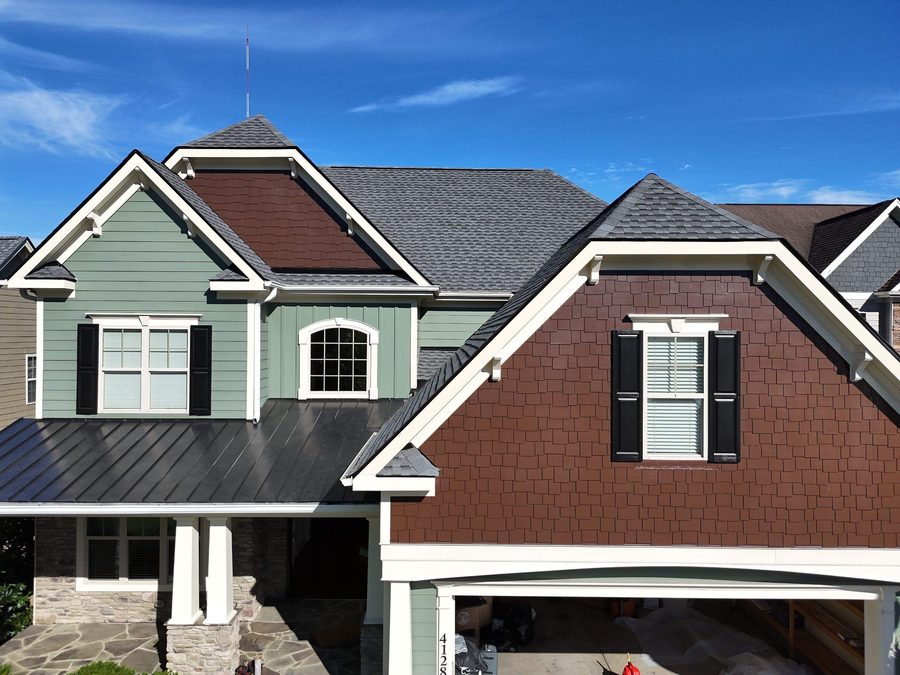 Asphalt shingle roof by Cadmus Construction in Raleigh, NC